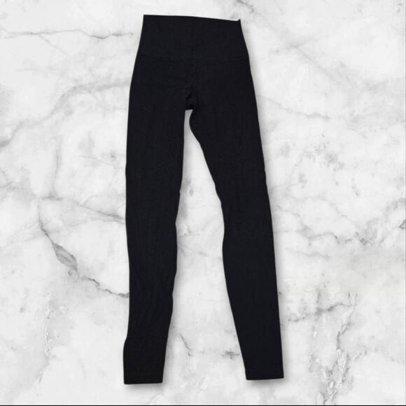 Lululemon Black Align Leggings High Rise Size 4 - Picture 1 of 2